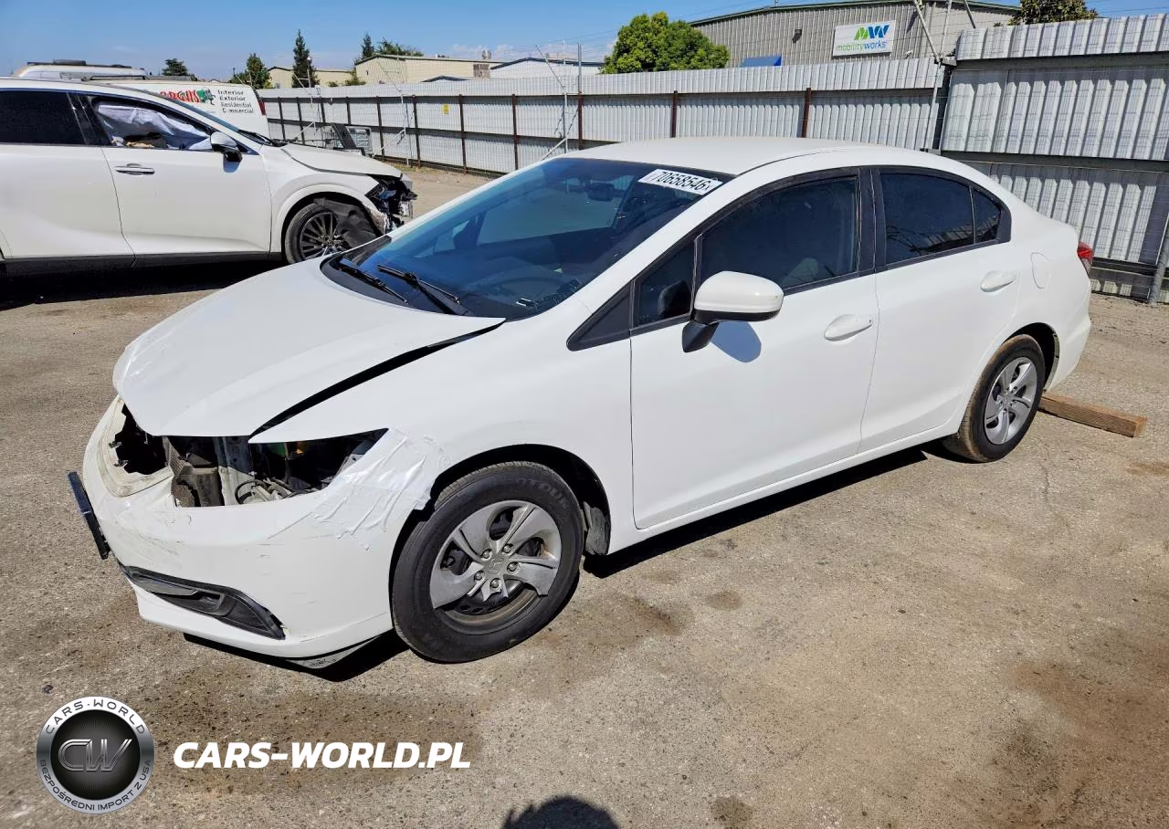 2014 Honda Civic Lx VIN:19XFB2F54EE248432 - 1