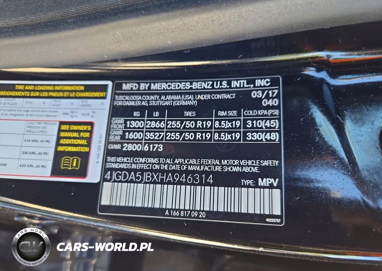 2017 Mercedes-Benz Gle 350 VIN:4JGDA5JBXHA946314 - 13