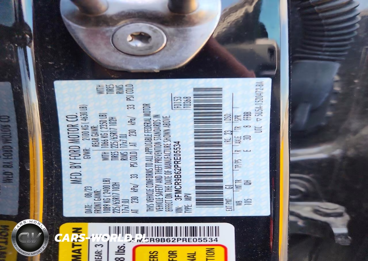 2023 Ford Bronco Sport Big Bend VIN:3FMCR9B62PRE05534 - 12