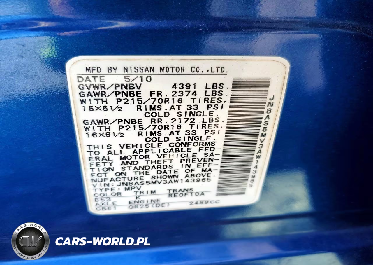 2010 Nissan Rogue S VIN:JN8AS5MV3AW143965 - 13