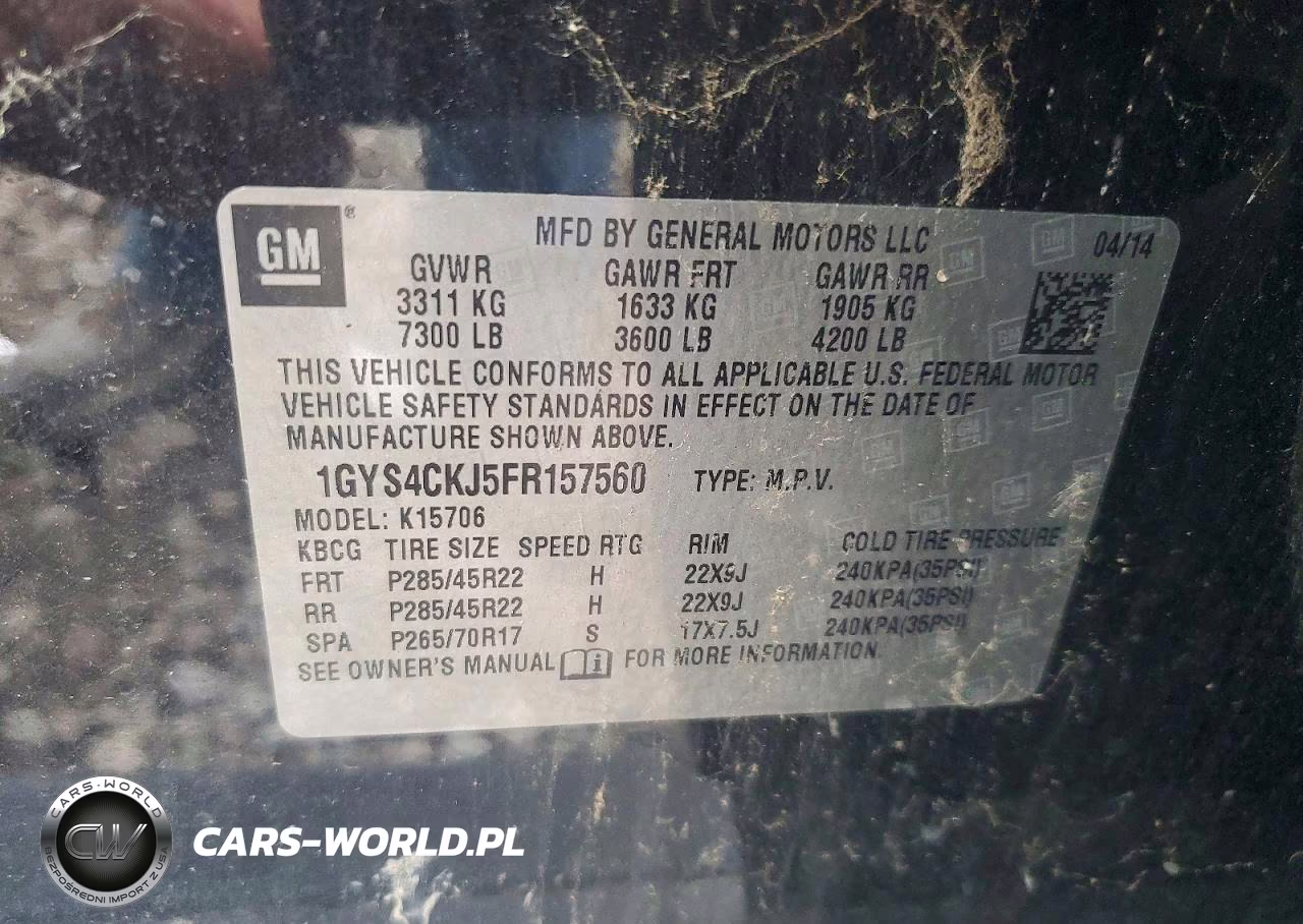 2015 Cadillac Escalade Premium VIN:1GYS4CKJ5FR157560 - 13