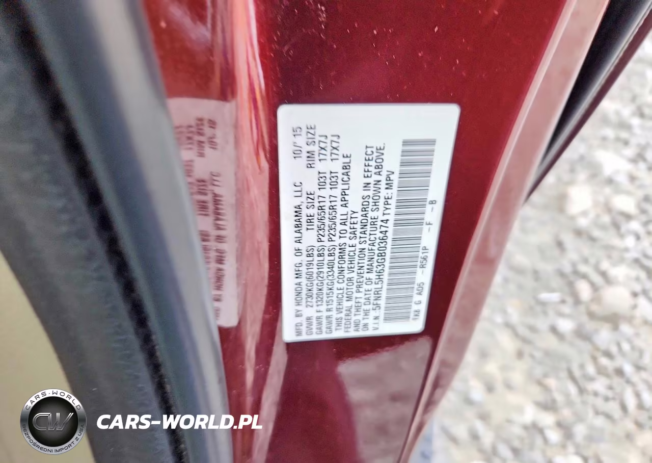2016 Honda Odyssey Exl VIN:5FNRL5H63GB036474 - 13