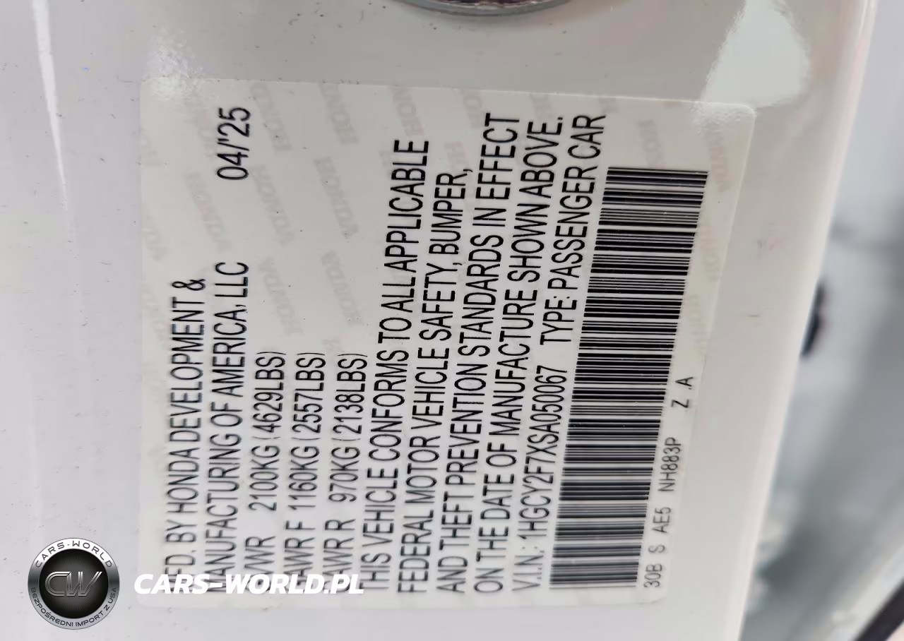 2025 Honda Accord Hybrid Sport-L VIN:1HGCY2F7XSA050067 - 12