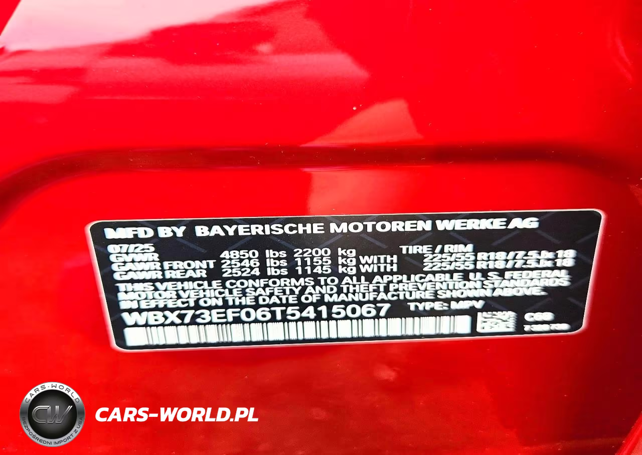 2026 BMW X1 xDrive28I VIN:WBX73EF06T5415067 - 12