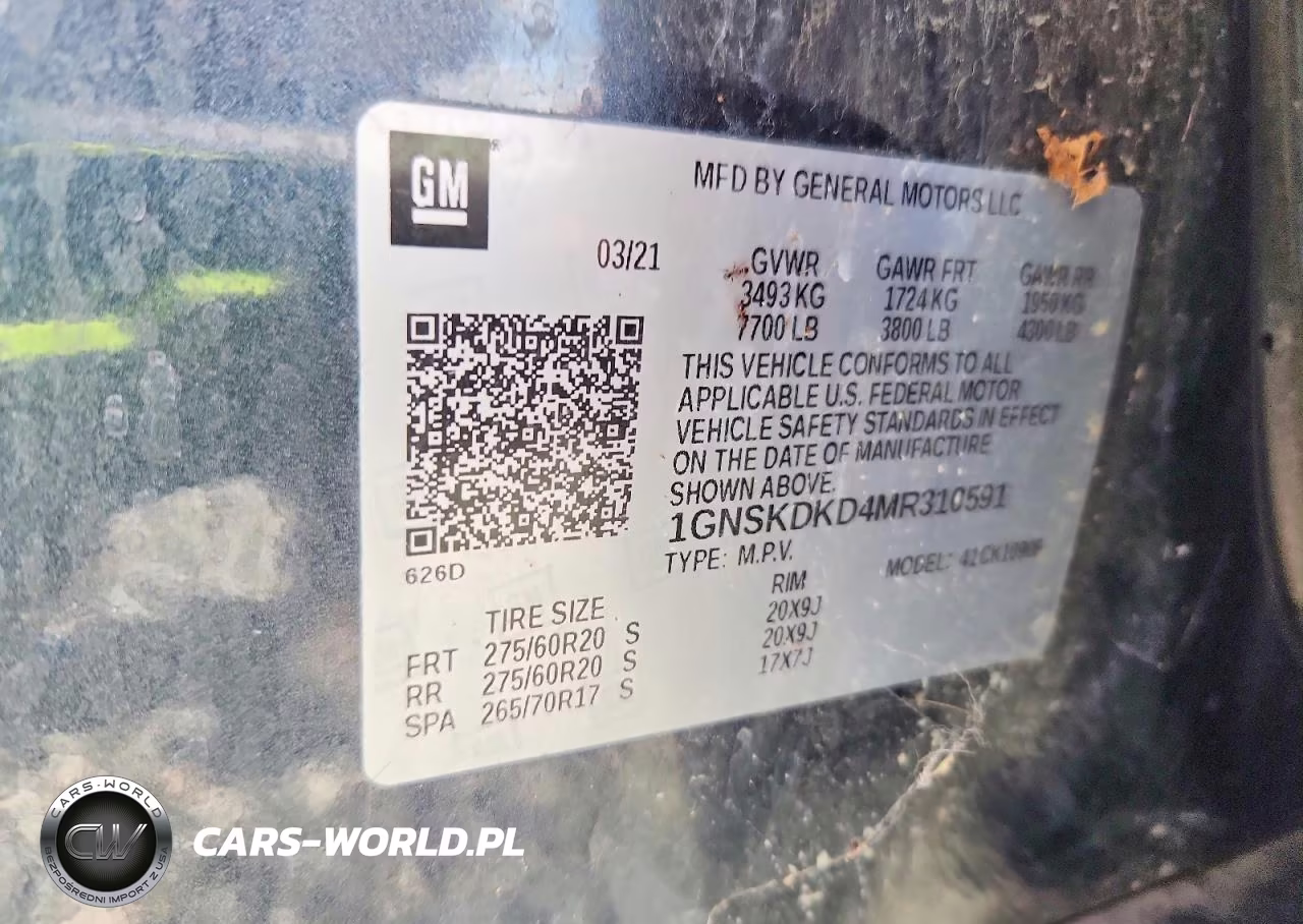 2021 Chevrolet Suburban K1500 Z71 VIN:1GNSKDKD4MR310591 - 13
