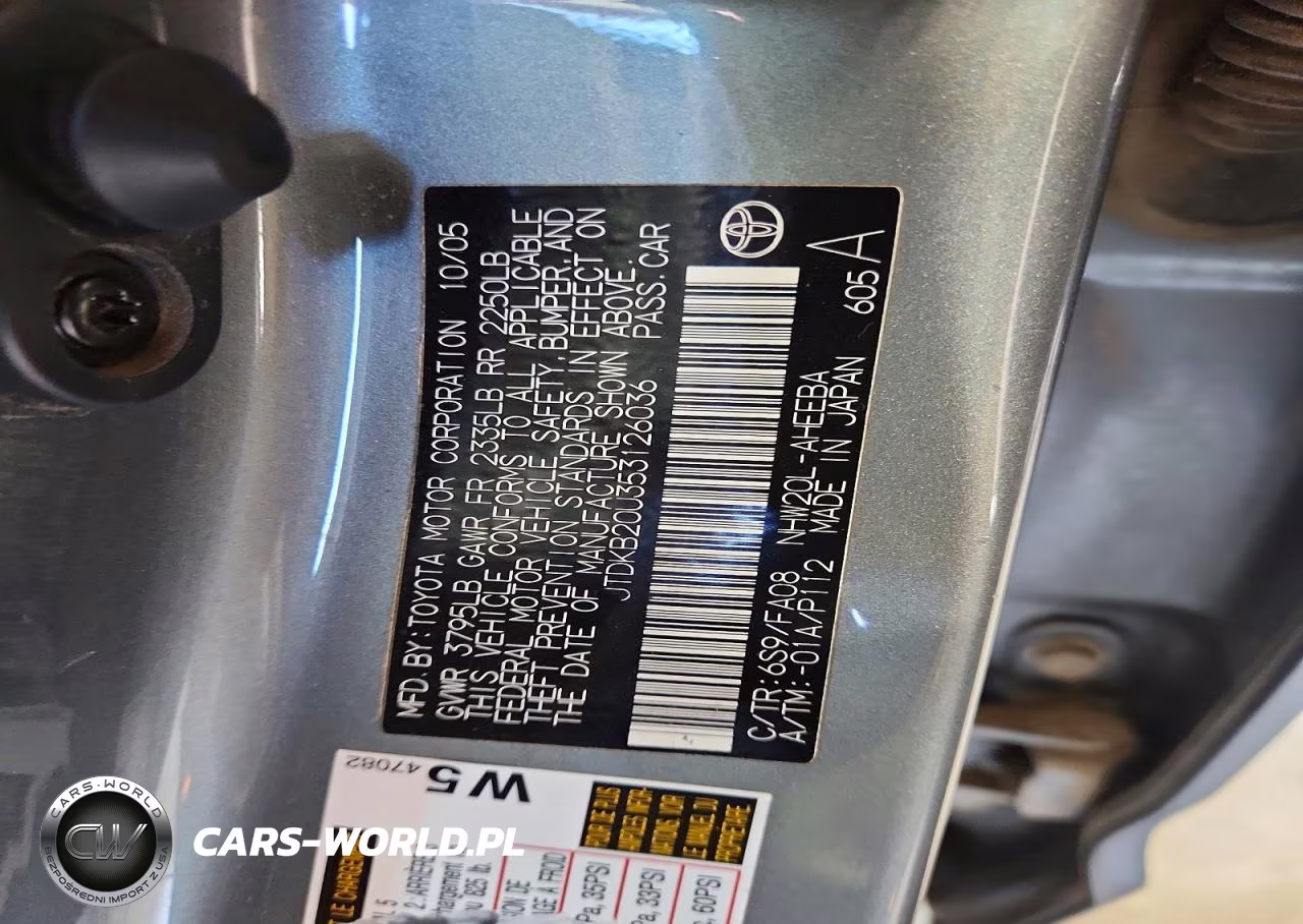 2005 Toyota Prius VIN:JTDKB20U353126036 - 12