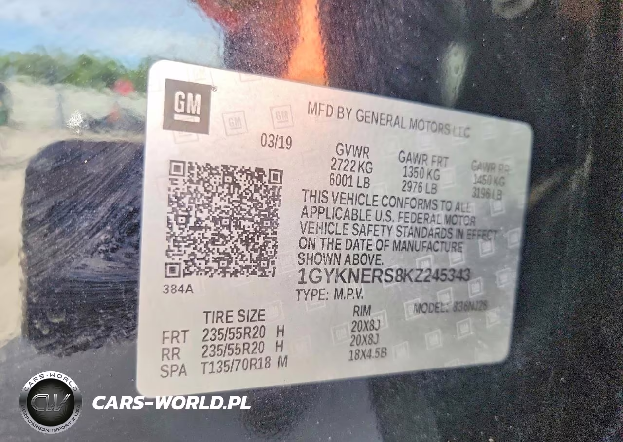 2019 Cadillac Xt5 Premium Luxury VIN:1GYKNERS8KZ245343 - 13
