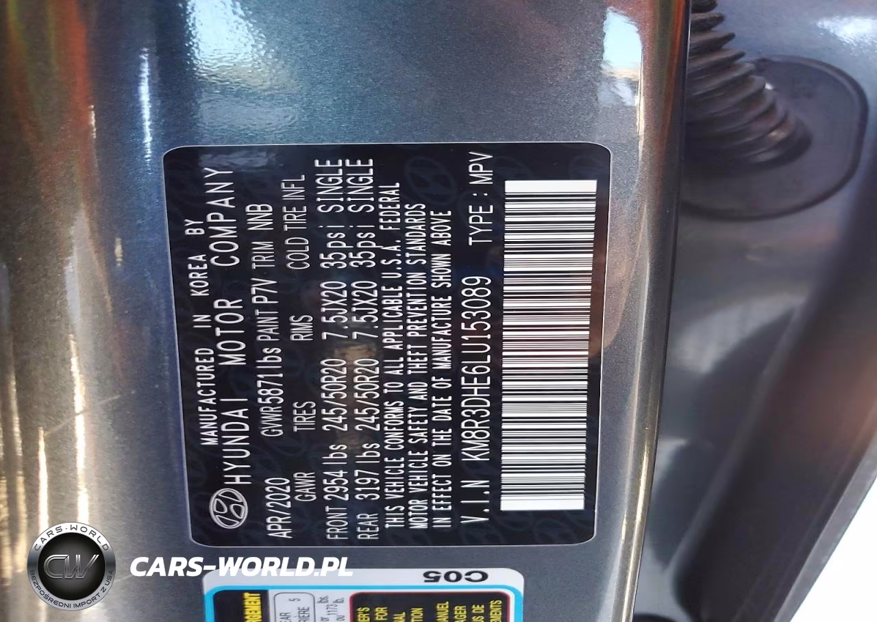 2020 Hyundai Palisade Sel VIN:KM8R3DHE6LU153089 - 13