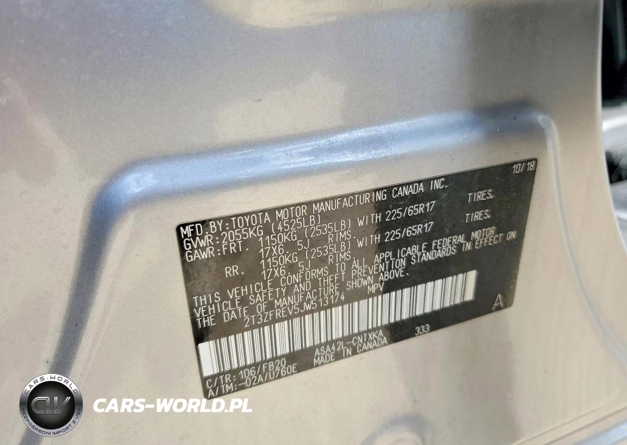 2018 Toyota Rav4 Le VIN:2T3ZFREV5JW513174 - 13