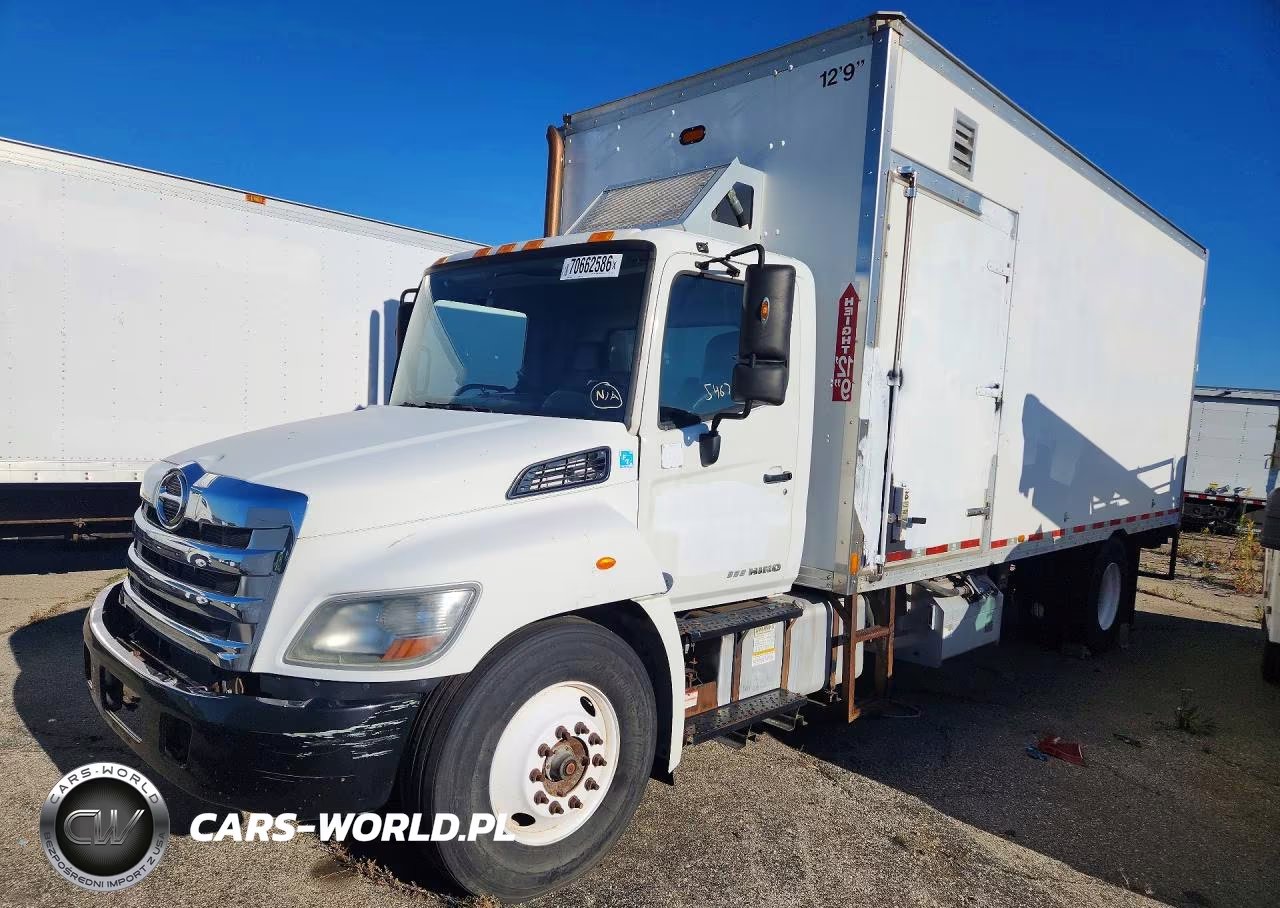 2017 Hino 338 Refrigerated Box Truck