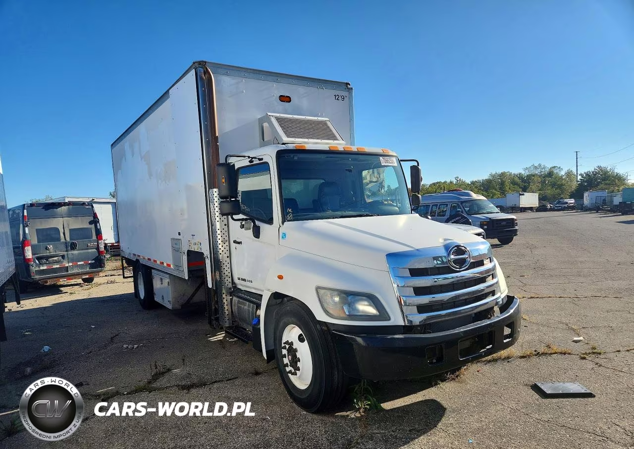 2017 Hino 338 Refrigerated Box Truck VIN:5PVNV8JV4H4S56369 - 4
