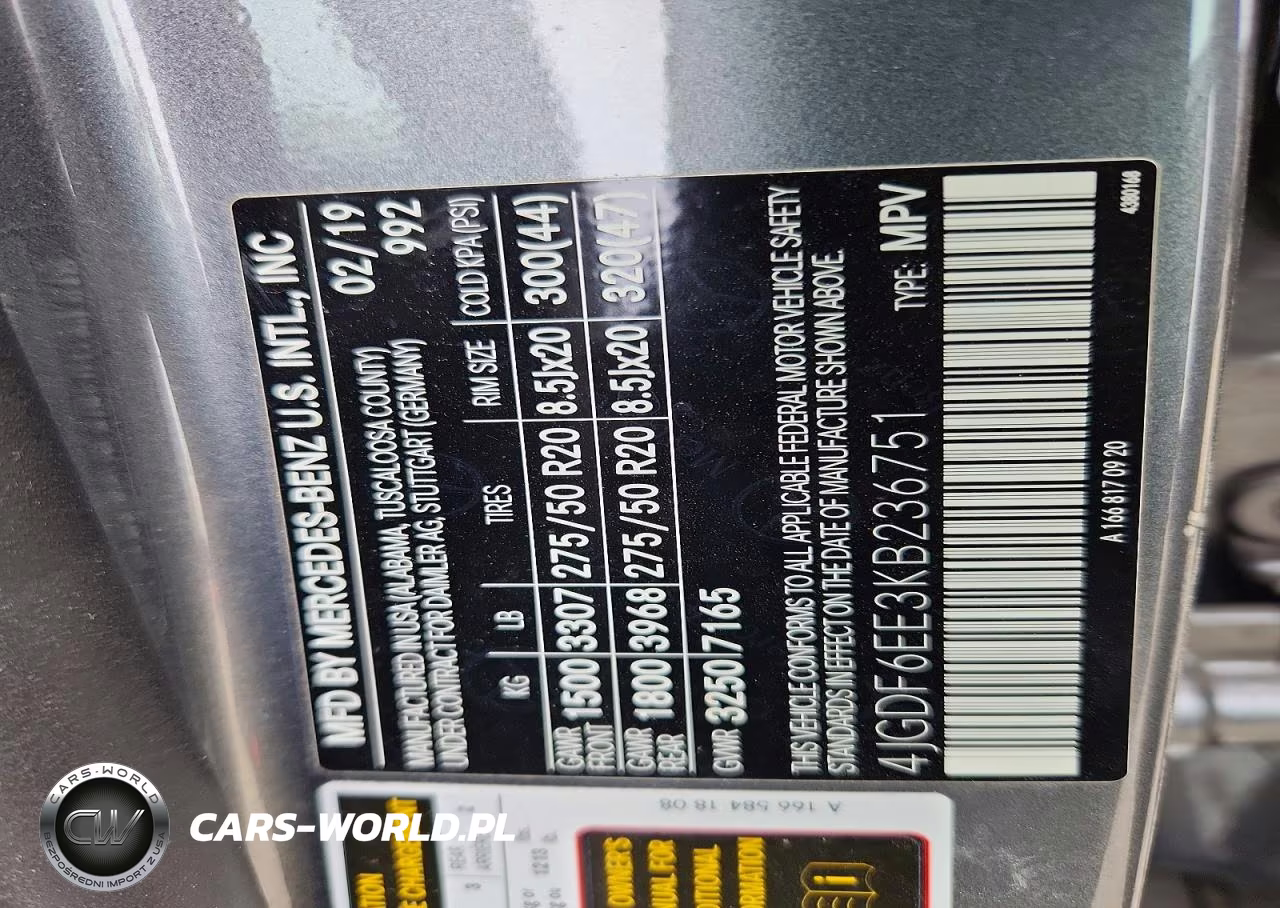 2019 Mercedes-Benz Gls 450 4Matic VIN:4JGDF6EE3KB236751 - 14