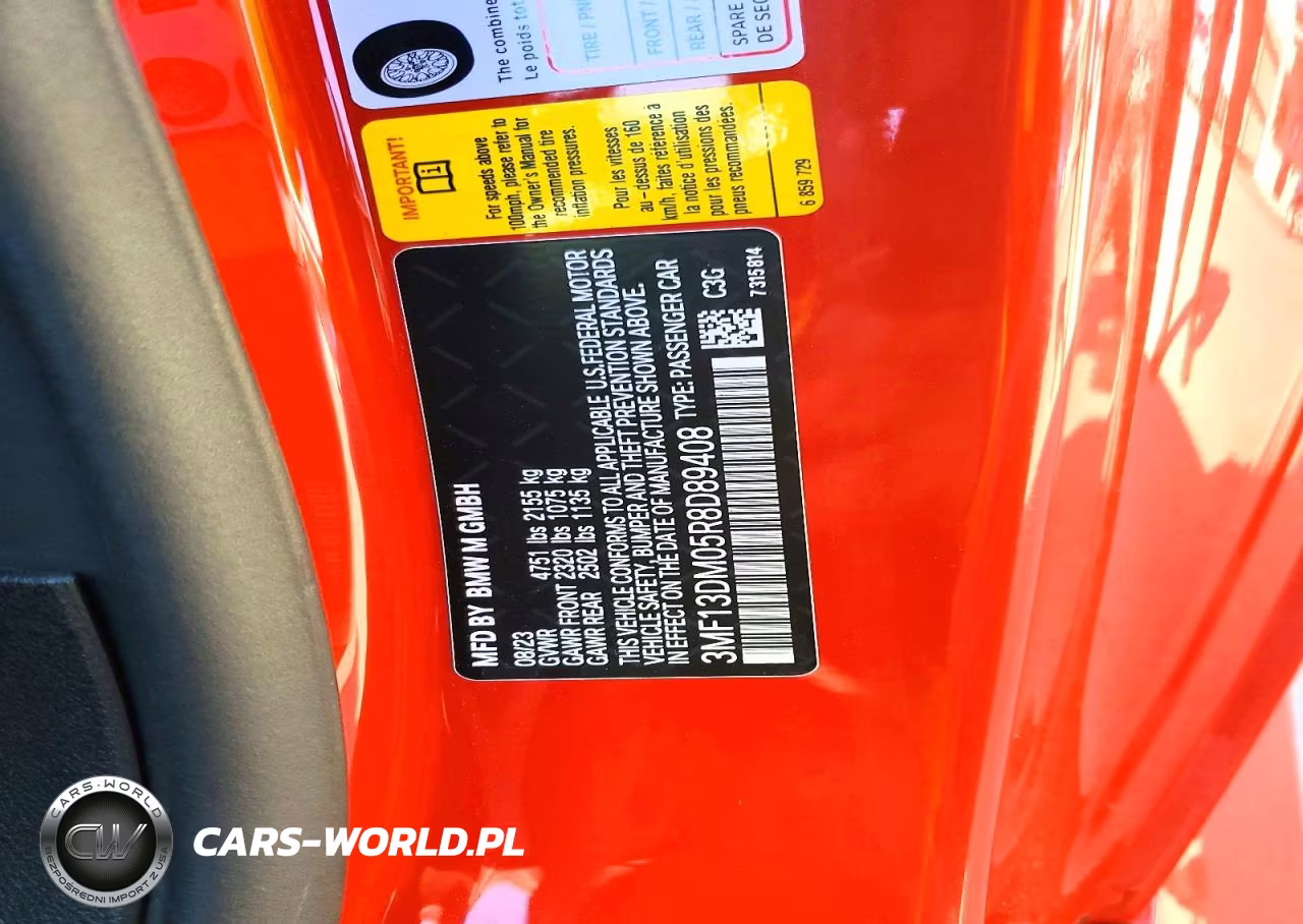 2024 BMW M2 VIN:3MF13DM05R8D89408 - 14