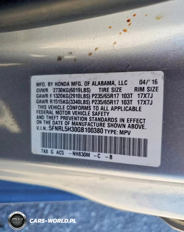 2016 Honda Odyssey Se VIN:5FNRL5H30GB100380 - 13