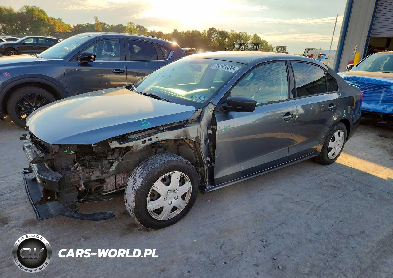 2014 Volkswagen Jetta Base VIN:3VW2K7AJ1EM412187 - 1