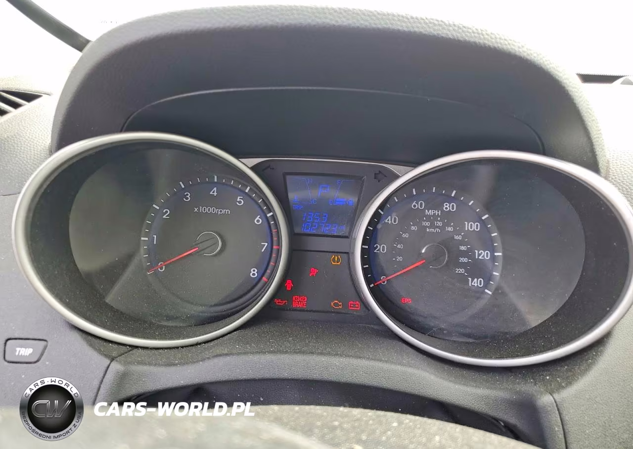 2013 Hyundai Tucson Gls VIN:KM8JUCAC0DU622417 - 9