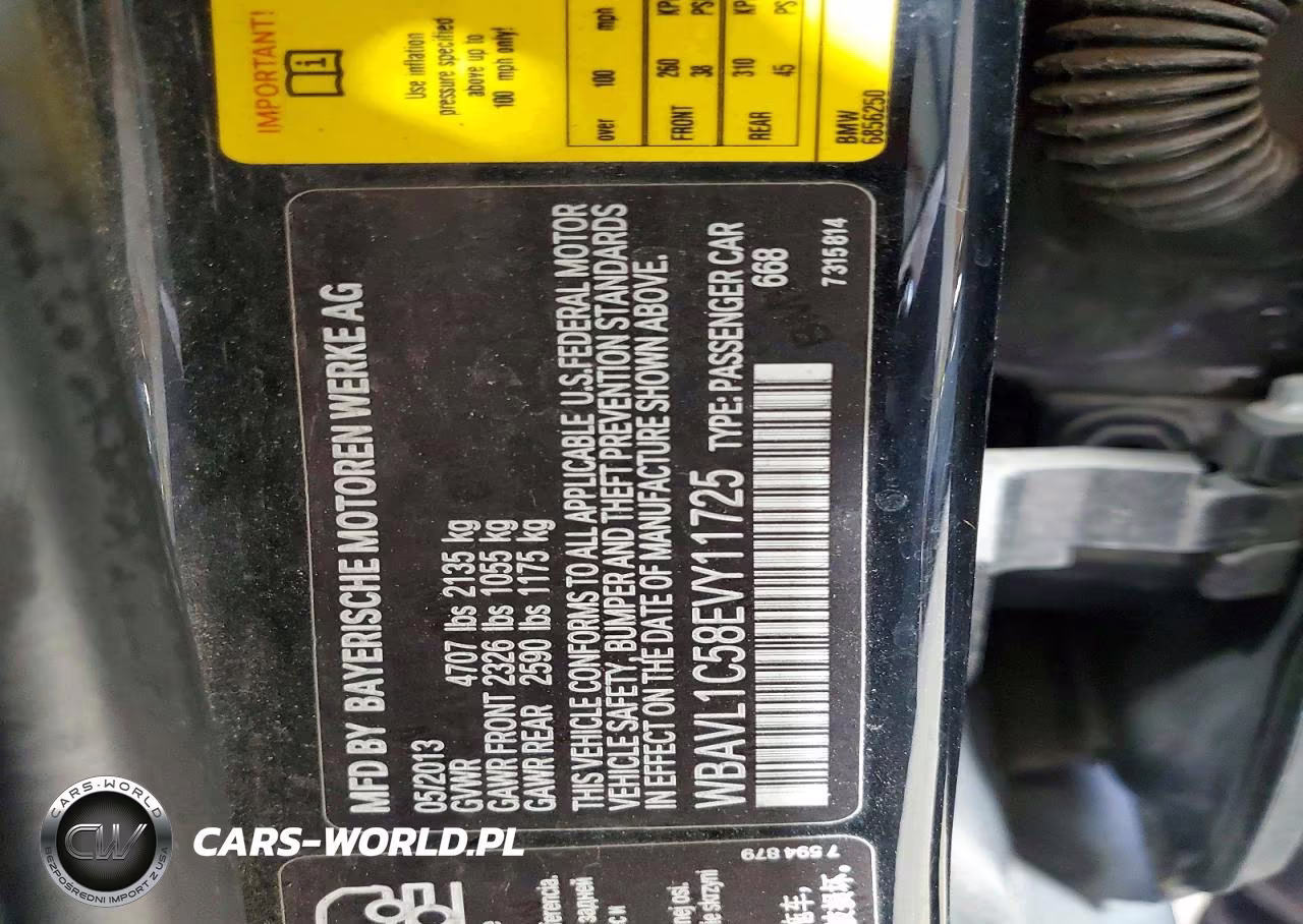 2014 BMW X1 xDrive28I VIN:WBAVL1C58EVY11725 - 13