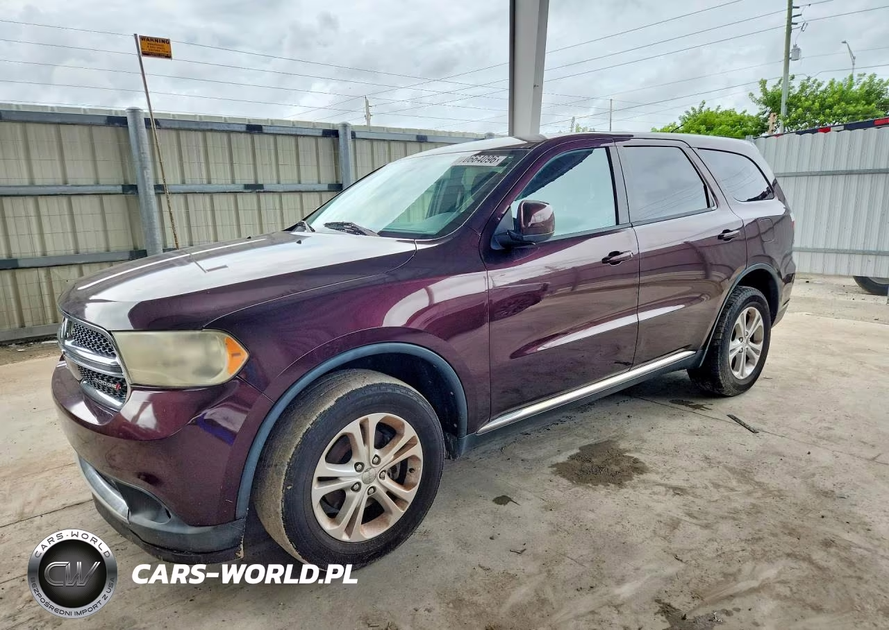 2012 Dodge Durango Sxt VIN:1C4RDHAG1CC247536 - 1