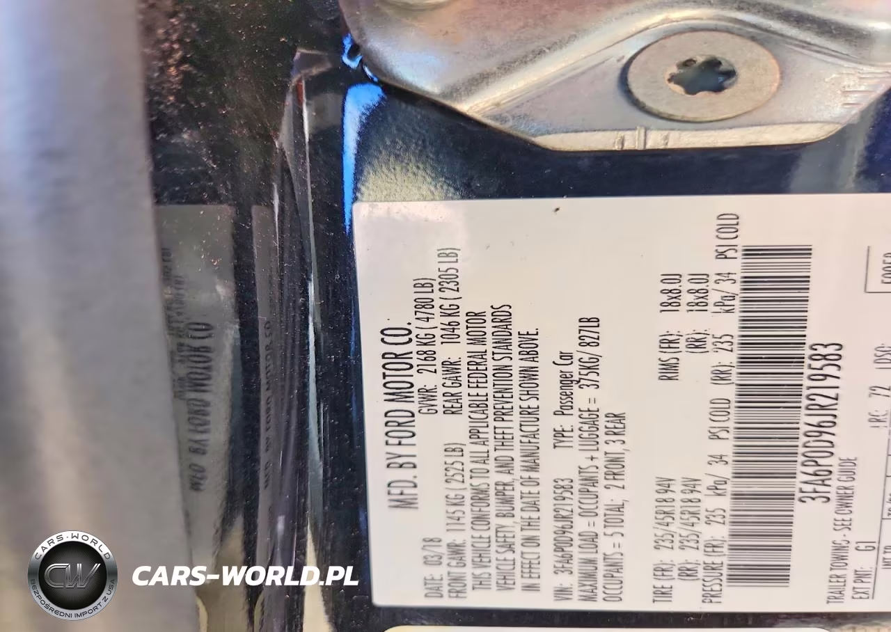 2018 Ford Fusion Titanium-Platinum VIN:3FA6P0D96JR219583 - 12