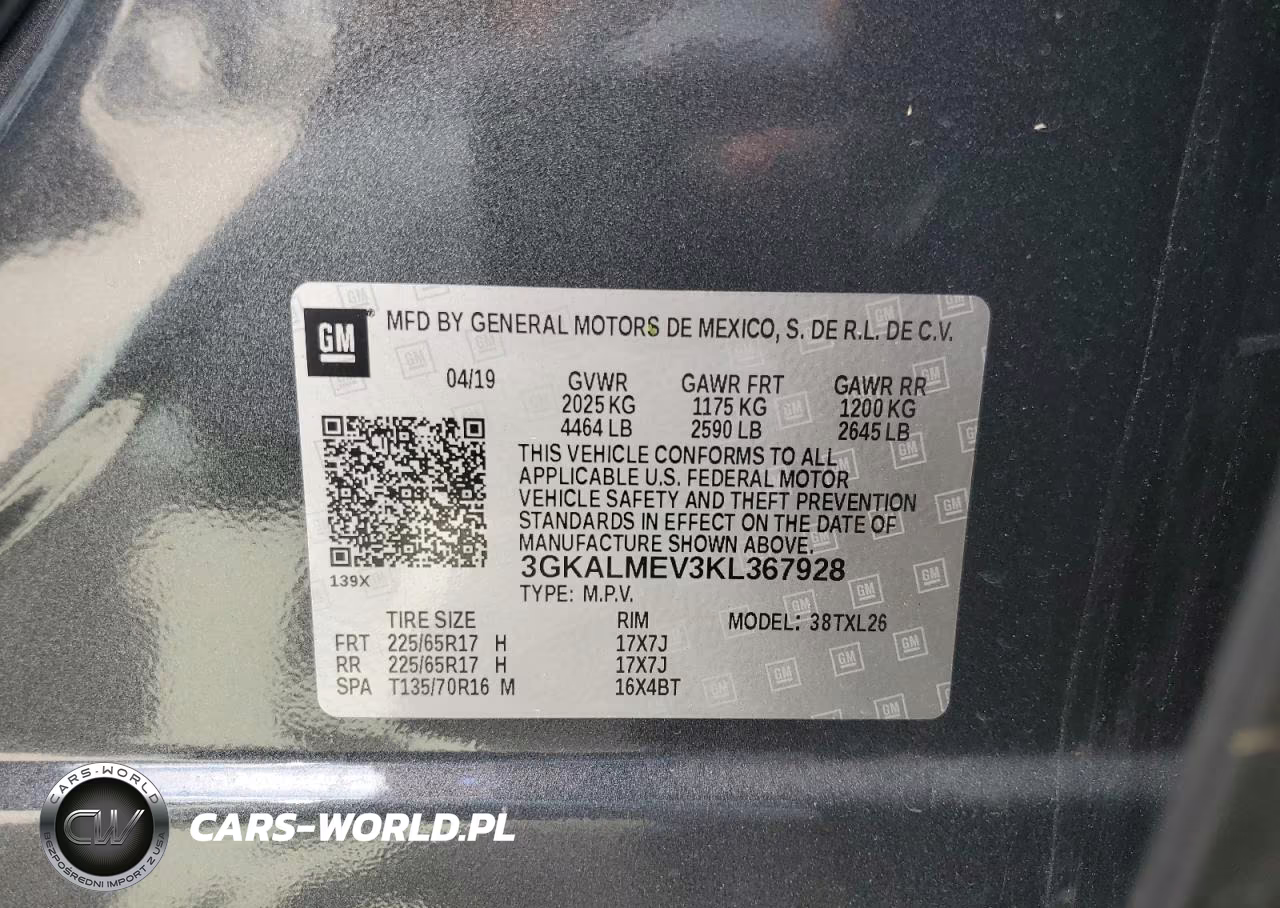 2019 GMC Terrain Sle Sle VIN:3GKALMEV3KL367928 - 14