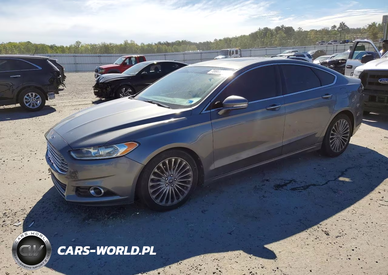 2013 Ford Fusion Titanium VIN:3FA6P0K90DR117994 - 1