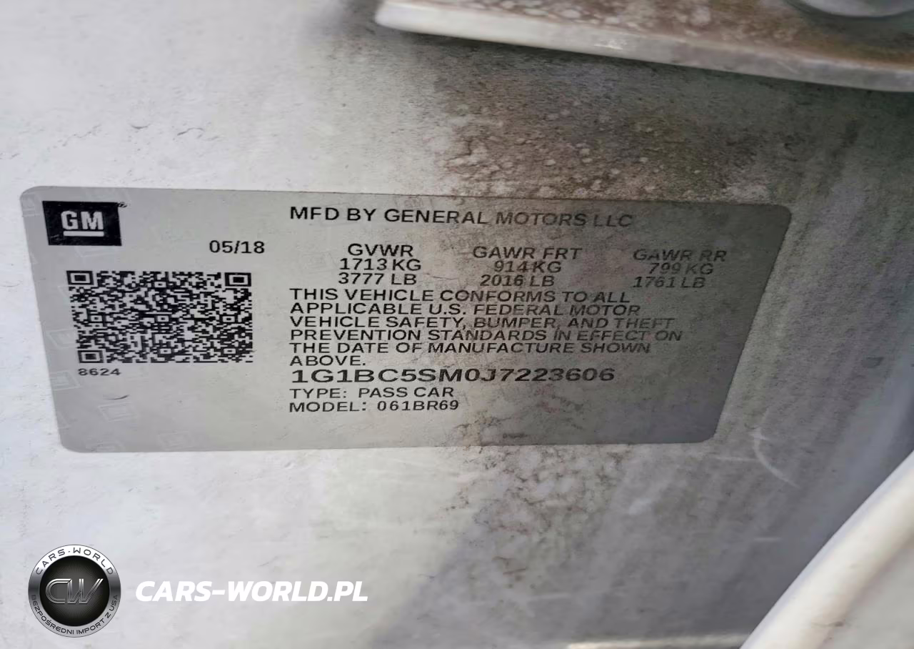 2018 Chevrolet Cruze Ls VIN:1G1BC5SM0J7223606 - 12