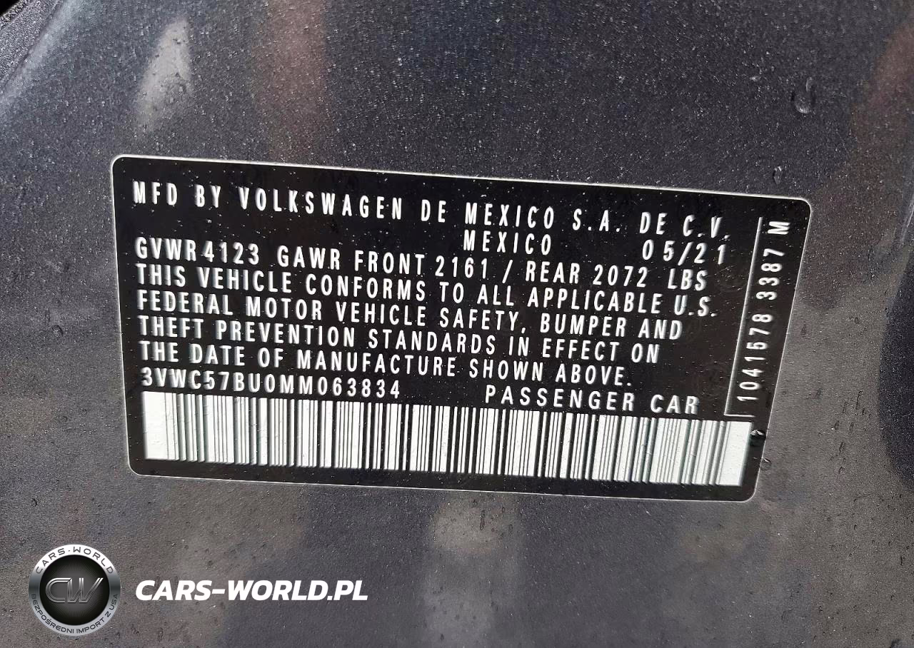 2021 Volkswagen Jetta S VIN:3VWC57BU0MM063834 - 12