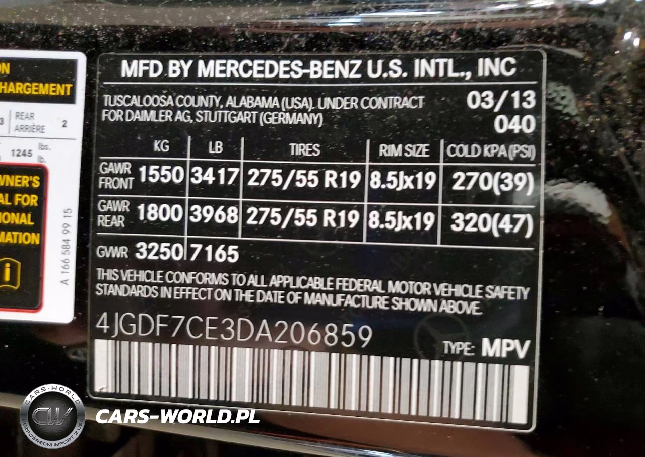 2013 Mercedes-Benz Gl 450 4Matic VIN:4JGDF7CE3DA206859 - 13