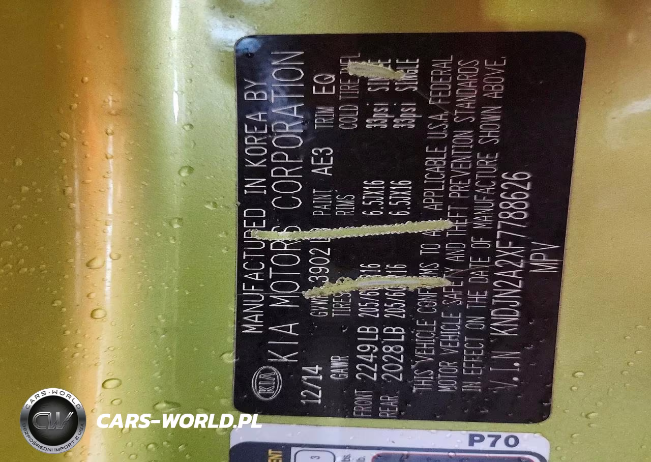 2015 Kia Soul Base VIN:KNDJN2A2XF7788626 - 12
