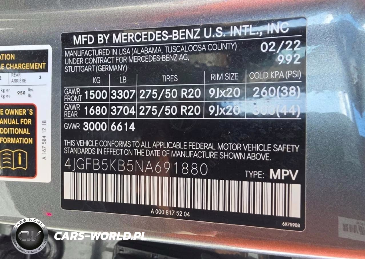 2022 Mercedes-Benz Gle 450 4Matic VIN:4JGFB5KB5NA691880 - 10