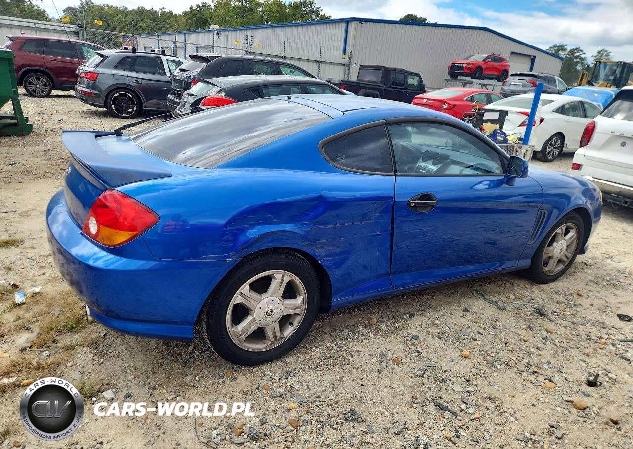 2004 Hyundai Tiburon Base VIN:KMHHM65D24U144276 - 3