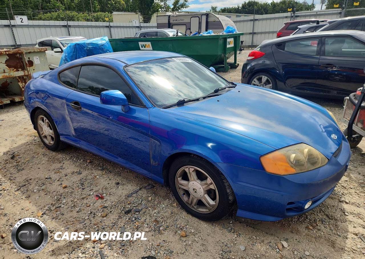 2004 Hyundai Tiburon Base VIN:KMHHM65D24U144276 - 4