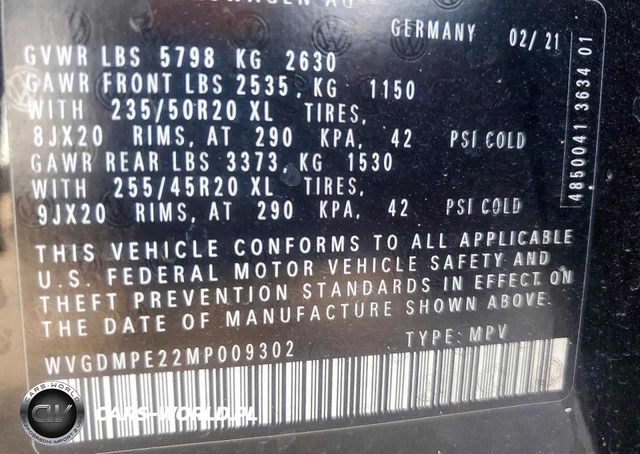 2021 Volkswagen Id.4 First Edition VIN:WVGDMPE22MP009302 - 13