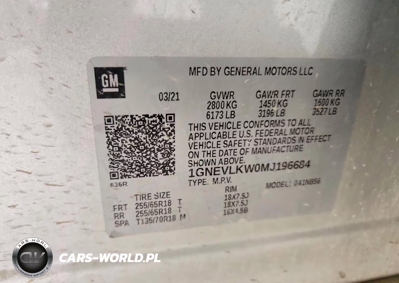 2021 Chevrolet Traverse Ls VIN:1GNEVLKW0MJ196684 - 13