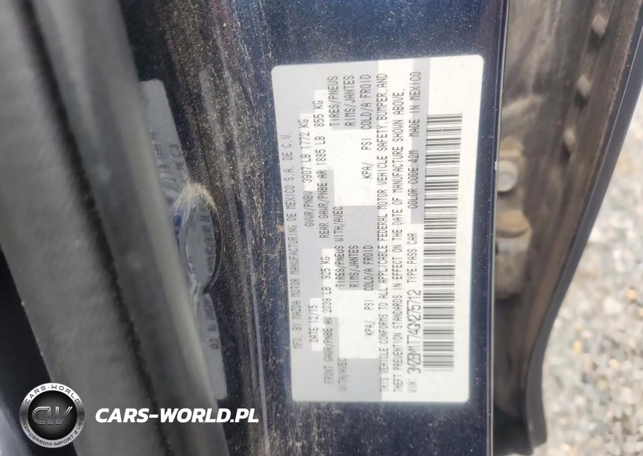 2016 Mazda 3 Sport VIN:3MZBM1T74GM275712 - 12