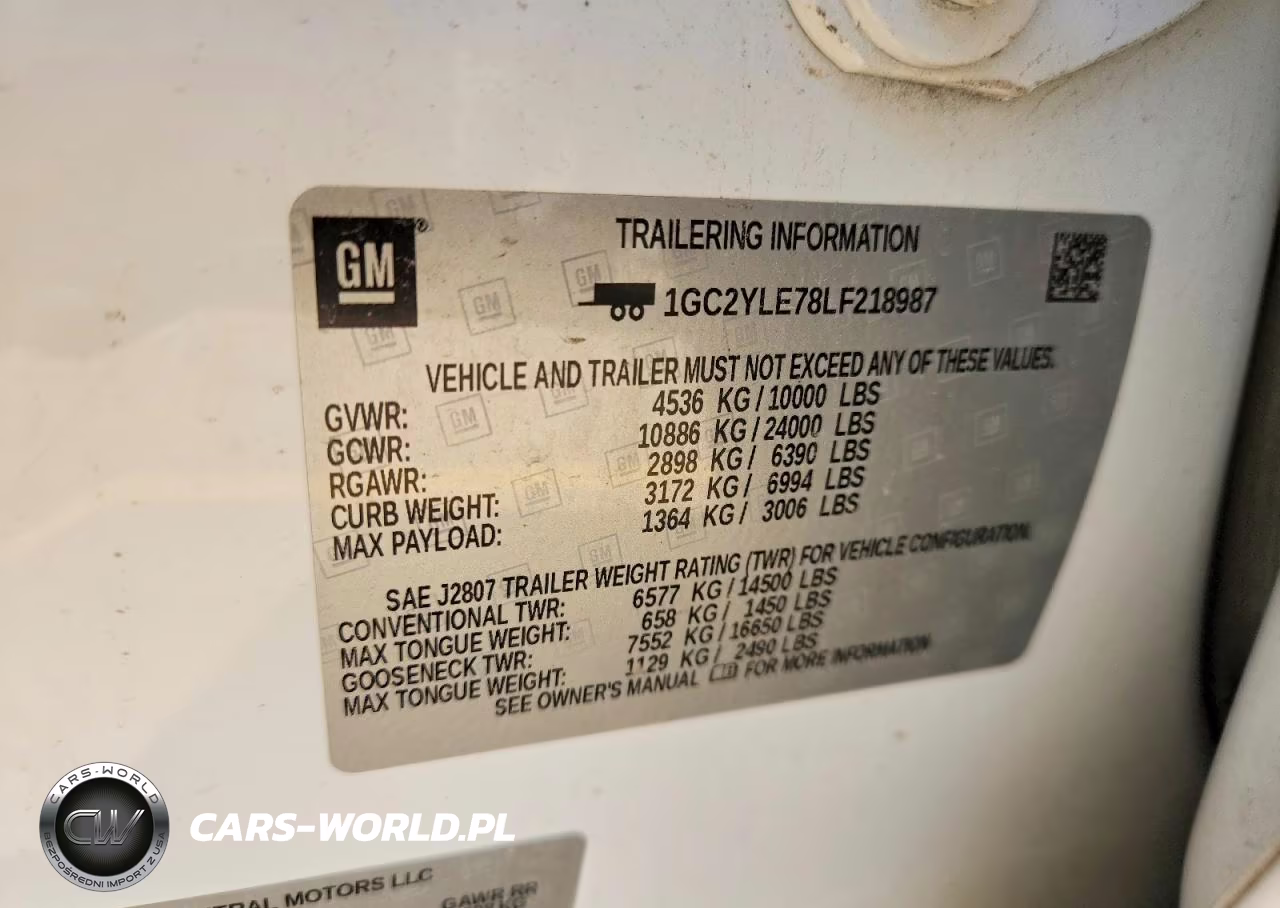 2020 Chevrolet Silverado K2500 Heavy Duty VIN:1GC2YLE78LF218987 - 12