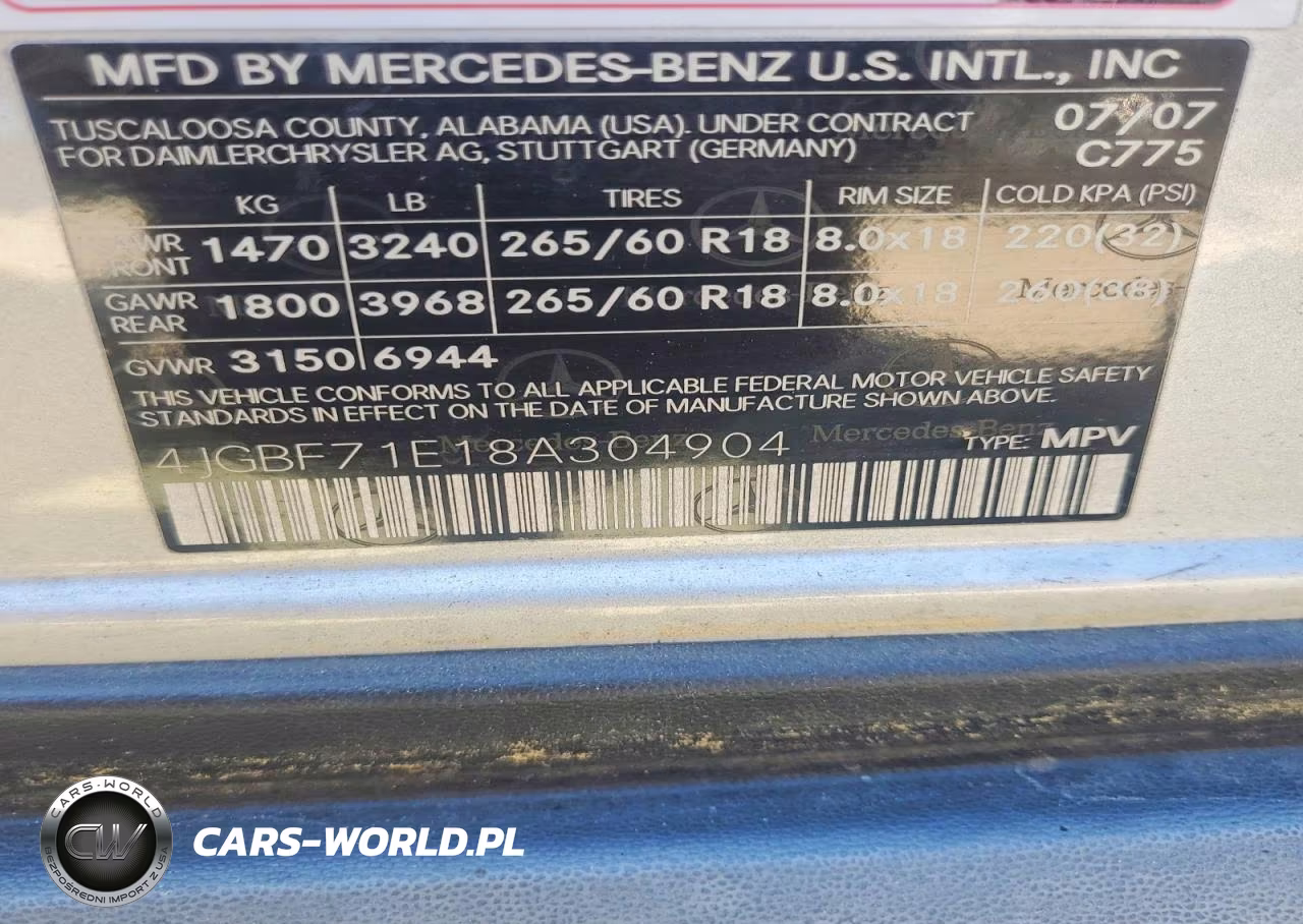 2008 Mercedes-Benz Gl 450 4Matic VIN:4JGBF71E18A304904 - 13