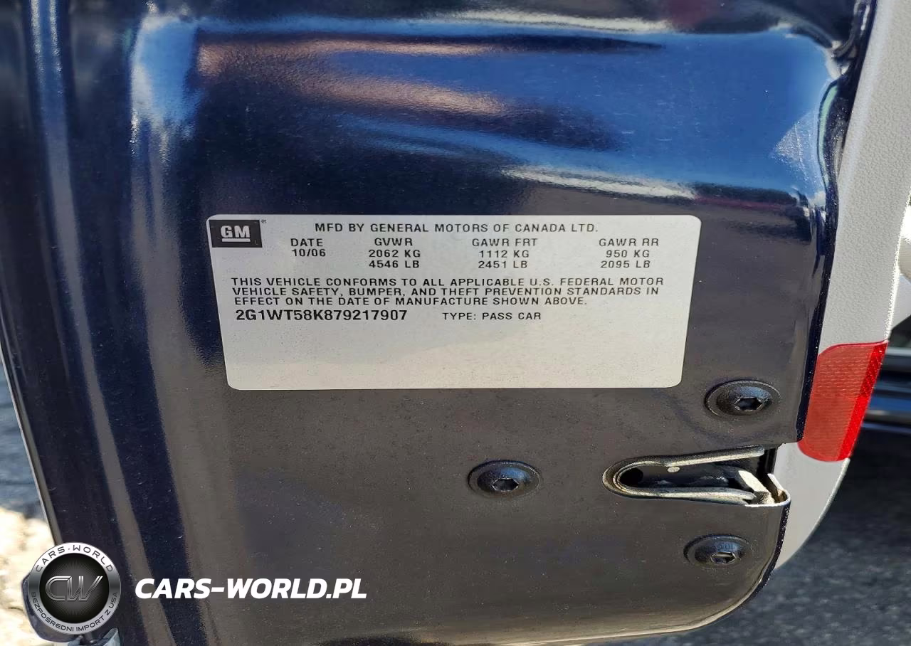 2007 Chevrolet Impala Lt VIN:2G1WT58K879217907 - 12