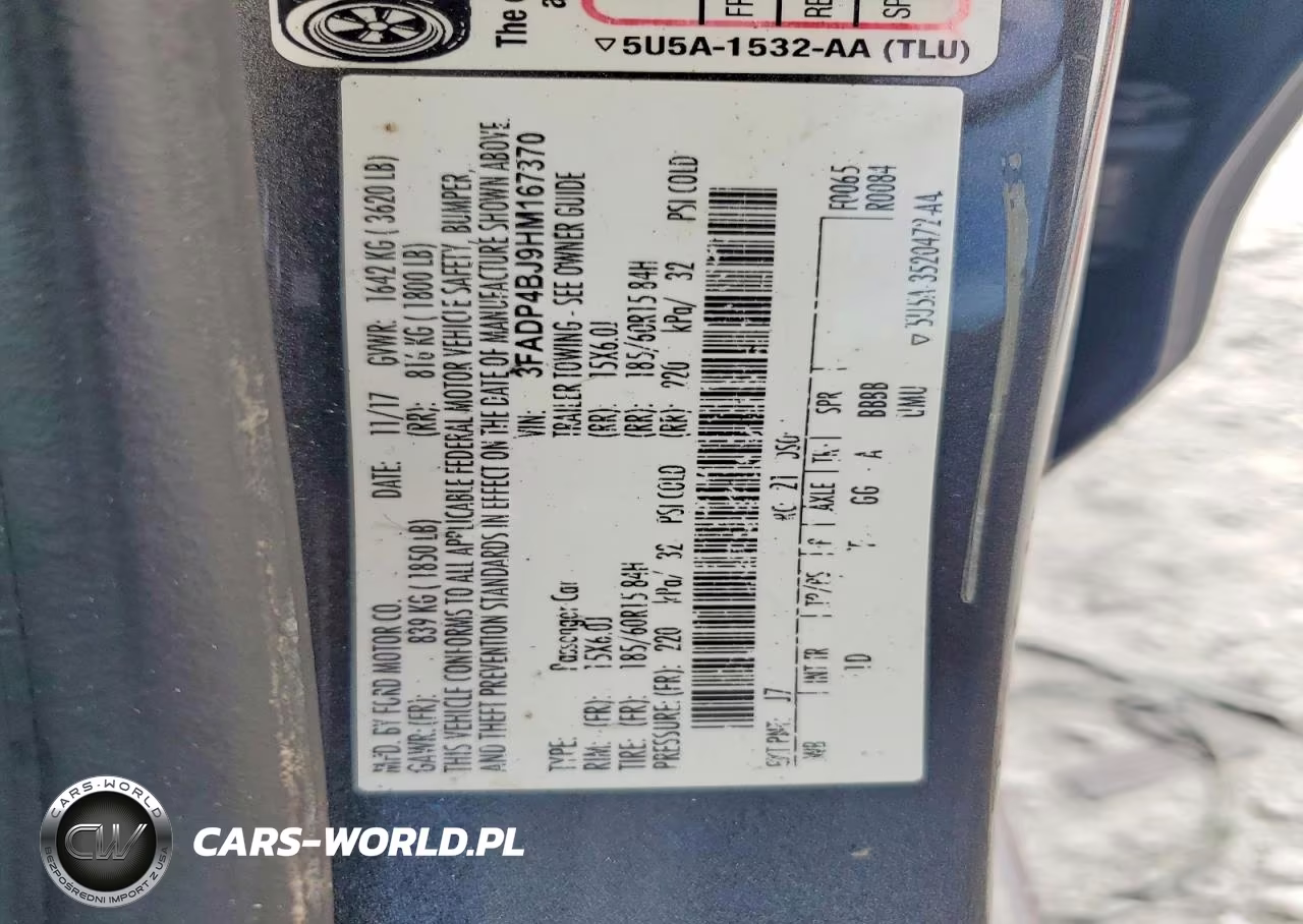 2017 Ford Fiesta Se VIN:3FADP4BJ9HM167370 - 12