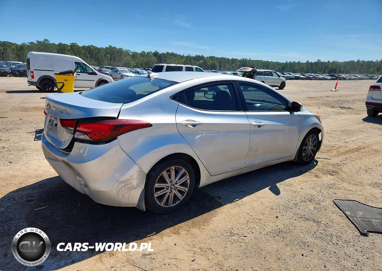 2014 Hyundai Elantra Se VIN:5NPDH4AE1EH455154 - 3