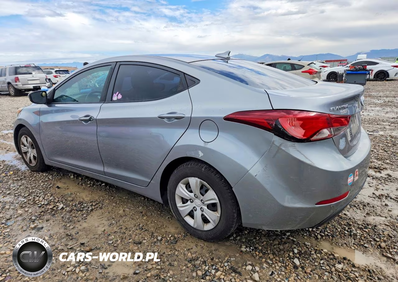 2016 Hyundai Elantra Se VIN:5NPDH4AE0GH751348 - 2