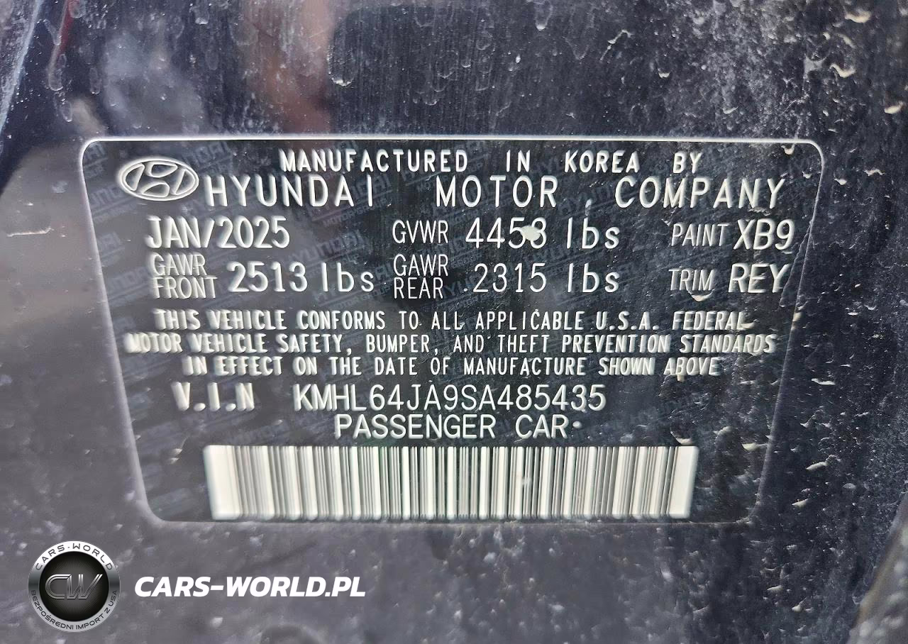 2025 Hyundai Sonata Sel VIN:KMHL64JA9SA485435 - 12