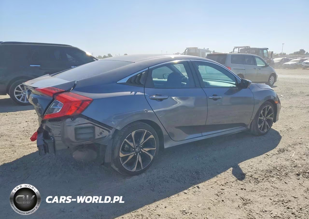2020 Honda Civic Sport VIN:2HGFC2F84LH580414 - 3