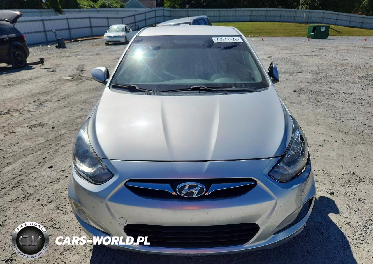 2012 Hyundai Accent Gls VIN:KMHCU5AE3CU006280 - 5