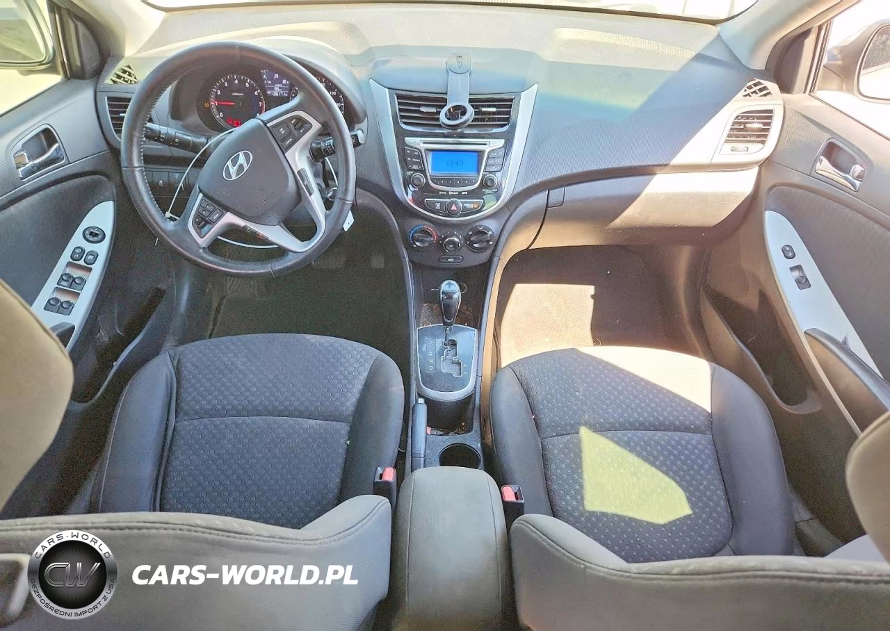 2012 Hyundai Accent Gls VIN:KMHCU5AE3CU006280 - 8