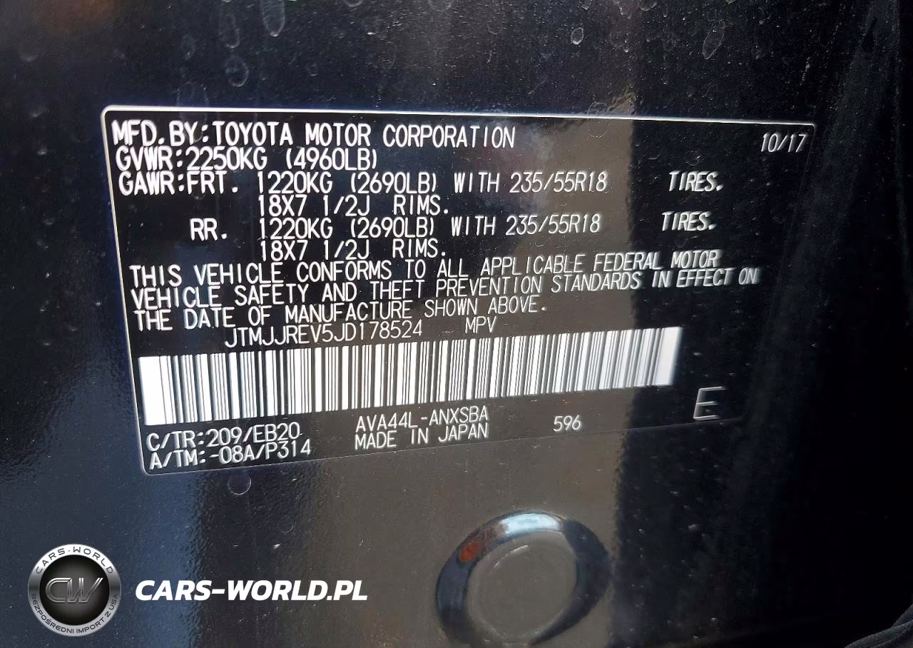 2018 Toyota Rav4 Hv Se VIN:JTMJJREV5JD178524 - 13