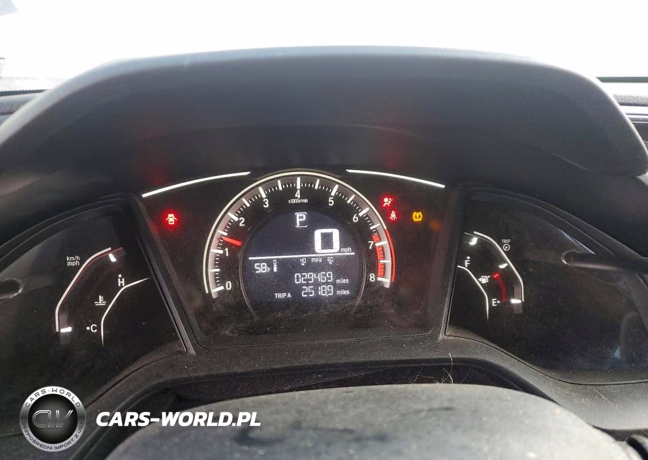 2017 Honda Civic Lx VIN:19XFC2F59HE232115 - 9