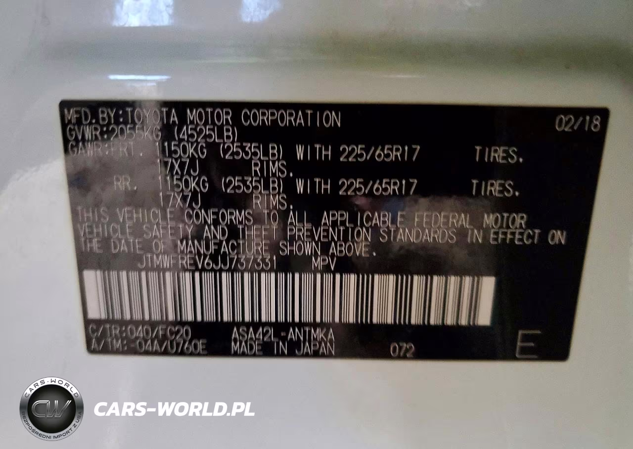 2018 Toyota Rav4 Xle VIN:JTMWFREV6JJ737331 - 12