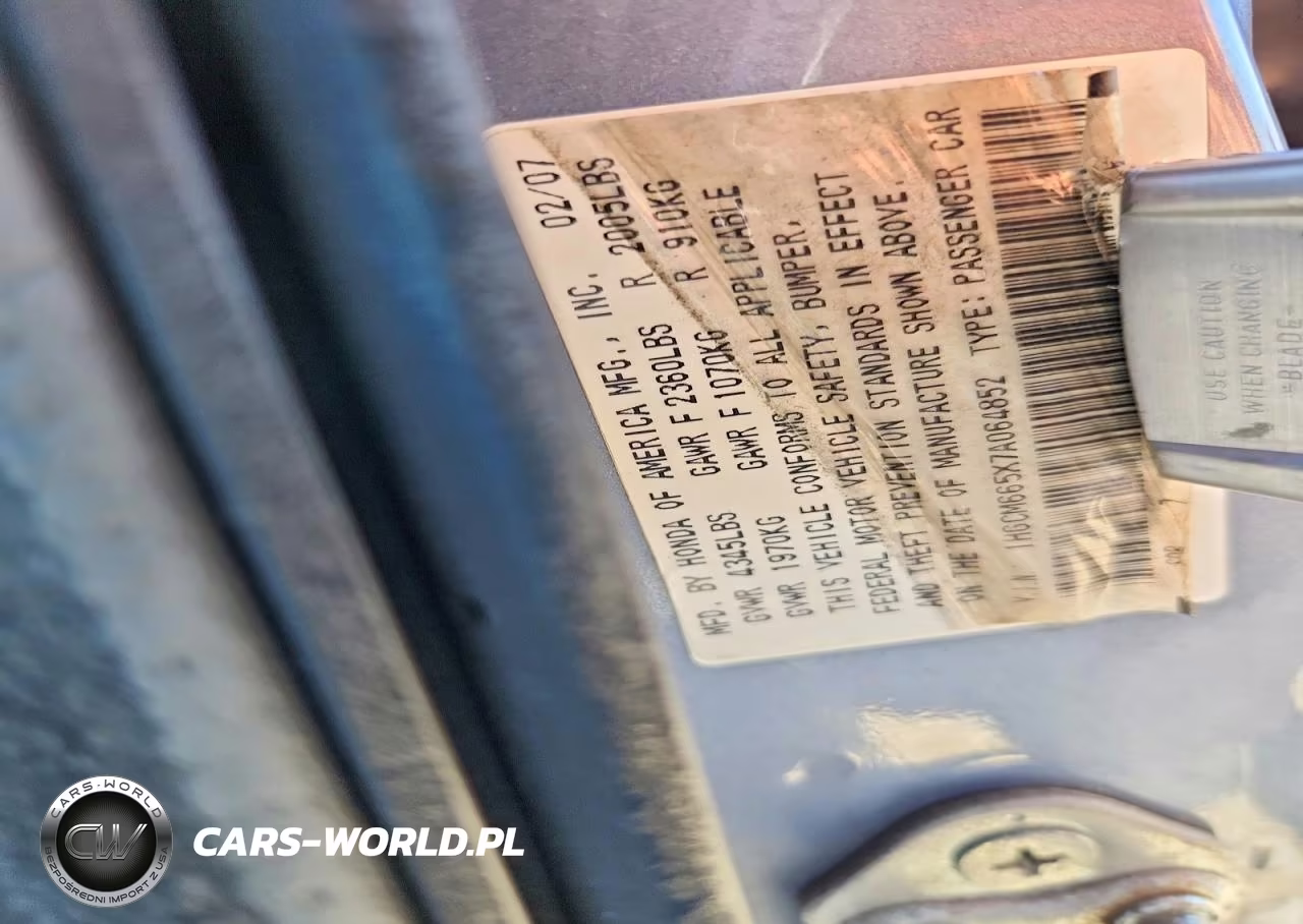 2007 Honda Accord Ex VIN:1HGCM665X7A064852 - 13