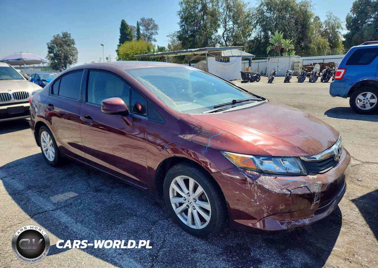 2012 Honda Civic Ex VIN:JHMFB2F82CS001400 - 4
